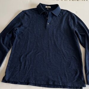 Peter Millar Navy Blue Polo Shirt
